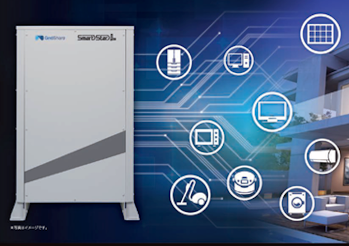 日々の利用法や天気予報から消費電力を予測し、効率的な電力供給を行うAI蓄電池を提供